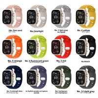 Penjualan Langsung Pabrik untuk Tali Jam Tangan Silikon Olahraga Kompatibel S11 Ultra dengan Gesper Kancing Jepret Buatan Cina