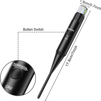 Kit de viseur laser professionnel LUGER avec 32 adaptateurs 0,17 à 12GA Rouge ou vert Lumineux avec interrupteur à bouton