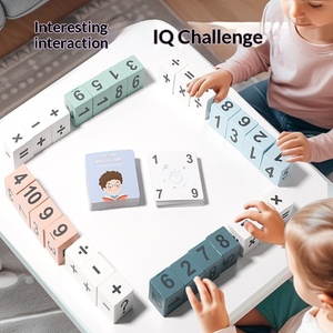 Juego <span class=keywords><strong>de</strong></span> Operaciones <span class=keywords><strong>de</strong></span> Multiplicación y División para Niños, Juguete Educativo <span class=keywords><strong>de</strong></span> Matemáticas Montessori, Bloques <span class=keywords><strong>de</strong></span> Números <span class=keywords><strong>de</strong></span> Madera - Product Image 5
