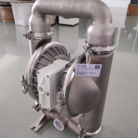 Pompe chimique en acier inoxydable avec bloc central en polypropylène et valve à air, capacité de 163 GPM, modèle P8/SSAPP/TWS/TF/STF/0070