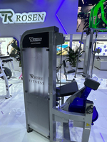 ROSEN Équipement de fitness commercial durable pour salle de sport, Appareil d'extension des jambes assis à charge sélectionnable par broche pour l'entraînement des quadriceps