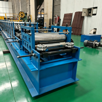 Ligne de production de profilés en C de haute précision avec boîte de vitesses et moteur, poinçonnage et découpe automatiques pour usage en escalier