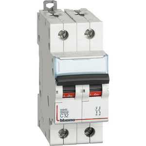 Disjoncteur Bticino C32 2P 400 Vac 6kA Protection Modulaire - Product Image 1