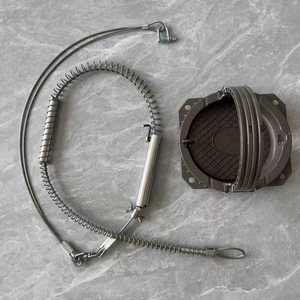 Juego de Trampas de Acero Inoxidable para Jabalíes y Roedores, Trampa de Alta Tensión para Exteriores, Pedal de 9 Pulgadas, Fuerza de Tracción de 125 kg, Ecológica - Product Image 3