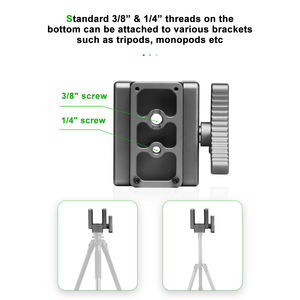 FANAUE GS-02 in lega di alluminio supporto sella da caccia piastra a sgancio rapido compatibile <span class=keywords><strong>M</strong></span>-Lok ARCA per svizzero per ottimale - Product Image 4
