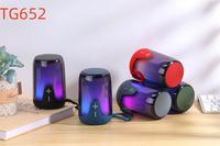 Altavoz Portátil para Fiestas al Aire Libre TG652, 10 W, RGB, IPX6, Tarjeta de Memoria TF, Gran Venta para Reproductor de Audio y Actividades al Aire Libre