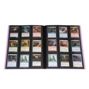 Vault X Binder 9 Folder Album kartu perdagangan saku-360 buku kartu Binder saku pemuatan samping untuk TCG