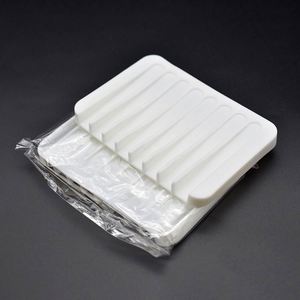 Al por mayor: Soporte flexible de silicona blanco para jabón, protector de jabón suave para baño - Product Image 3
