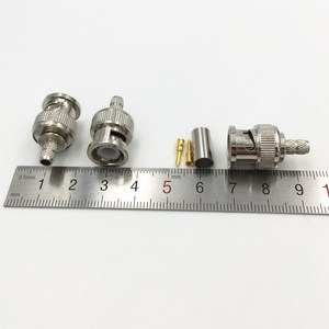 3 Trong 1 Cctv Máy Ảnh Coupler Uốn Nối <span class=keywords><strong>Bnc</strong></span> Nam <span class=keywords><strong>Bnc</strong></span> Nối Để Coax <span class=keywords><strong>Rg59</strong></span> Rg6 Nối Cáp Phụ Kiện - Product Image 4