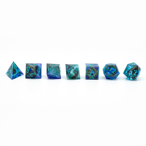 Juego <span class=keywords><strong>de</strong></span> dados coloridos DND con núcleo <span class=keywords><strong>de</strong></span> Tentáculo transparente <span class=keywords><strong>de</strong></span> resina hermosa <span class=keywords><strong>para</strong></span> dados <span class=keywords><strong>de</strong></span> melamina poliédricos <span class=keywords><strong>de</strong></span> juego <span class=keywords><strong>de</strong></span> rol - Product Image 6