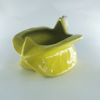Pot de fleur en céramique en forme de fruit pour décoration intérieure pour plantes succulentes et jardin d'intérieur