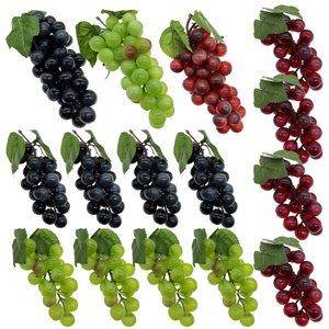 Bouquets <span class=keywords><strong>de</strong></span> raisins artificiels en <span class=keywords><strong>plastique</strong></span>, fruits simulés, décorations suspendues pour mariage, fête, décoration <span class=keywords><strong>de</strong></span> table à la maison - Product Image 5