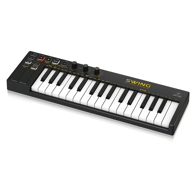 Behringers Swing 32 Key USB Portable Midi Keyboard Controller 64 Step Chords Arpeggios Midi Keyboard