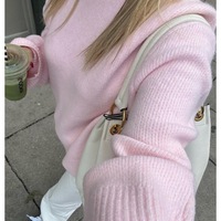 Nouvelle Collection 2027 – Pull Décontracté Ample et Épais à Manches Longues pour Femme – Vêtement Oversize Hiver de Haute Qualité – Vente en Gros