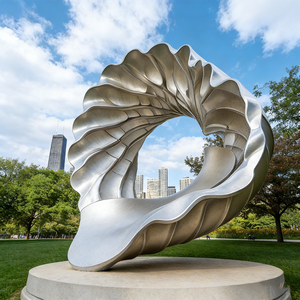 Modern Sanat Paslanmaz Çelik Dış Mekan Bahçe El Heykeli Fabrikadan Doğrudan Satış Özelleştirme - Product Image 2