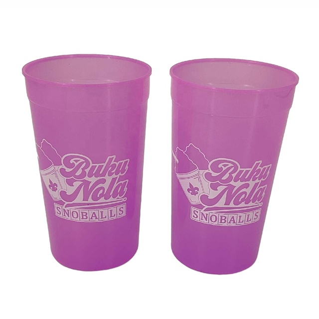 Hot Selling Eco-Friendly Plastic Temperature Sensitive Cold Color Changing Stadium Cup