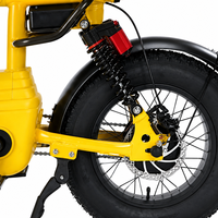 Vélo électrique urbain tendance pour les trajets quotidiens avec moteur à moyeu arrière, batterie au lithium, cadre de 16 pouces, sac rétro, moto électrique pour adultes