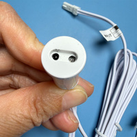 Interrupteur à capteur LED à ondes manuelles, contrôle gestuel IR sans contact pour bande lumineuse LED de placard, DC12V DC24V