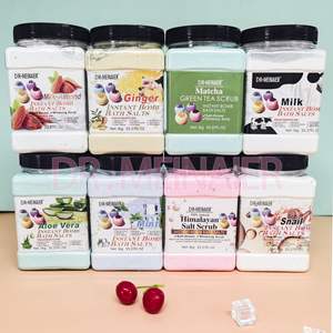 Sel de bain exfoliant pur à la rose et au sel marin avec fleurs de lavande, relaxant, nourrissant, blanchissant la peau, marque privée - Product Image 2