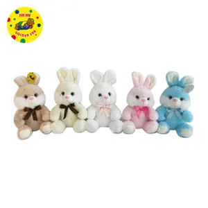 Penjualan laris mainan boneka binatang boneka hadiah kelinci lucu mainan kelinci Paskah
