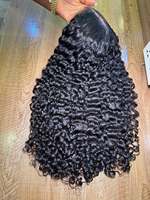 Pelucas de Cabello Humano Rizado Indio de un Solo Donante, Cabello Crudo Camboyano sin Procesar, Venta al por Mayor, Cabello Humano con Cutícula Alineada