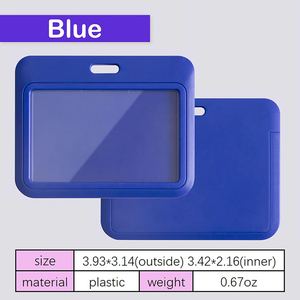 Porte-badges médicaux transparents imperméables robustes en gros, cordon coloré, porte-<span class=keywords><strong>badge</strong></span> de sécurité pour infirmière, porte-carte en plastique - Product Image 5