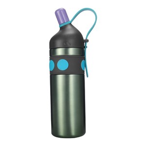 Bouteille isotherme sous vide en acier inoxydable 316 de 750 ml, gourde de sport portable avec sangle de transport en silicone, flasque de voyage isolée - Product Image 6