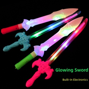 Jouets épées lumineuses pour enfants, épées lumineuses créatives pour garçons avec musique, son <span class=keywords><strong>et</strong></span> lumière, nouvelles armes lumineuses pour vendeurs de rue au marché nocturne - Product Image 6