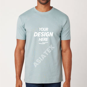 Camiseta 100% de algodón de alta calidad personalizada para hombre, camiseta orientada a la exportación, personalizada con diseño propio, suministro OEM, venta al por mayor, camiseta de moda para hombre - Product Image 3