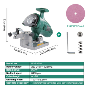 Affûteuse de chaîne de tronçonneuse industrielle <span class=keywords><strong>manuelle</strong></span> 250W pour bricolage et OEM, outil de jardinage portable - Product Image 4