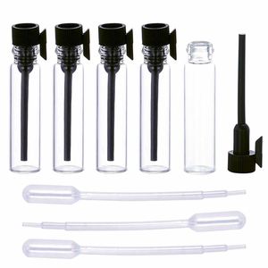 Custom Label Cylinder Perfume Tester Bottles 1ml 2ml 3ml <b>Pocket</b> Size Sealing Good 100pcs Carton Packing Samples - Product Image 1