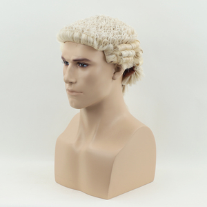 Yimaneili วิกผมทนายทนายของศาลอังกฤษแบบดั้งเดิมทำด้วยมือ - Product Image 4