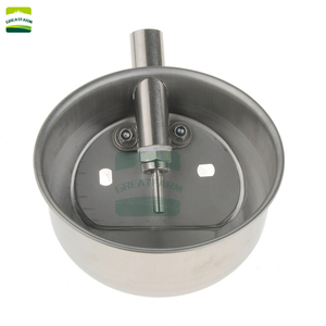 Nuovo commercio all'ingrosso di fabbrica durevole in acciaio inox rotondo automatico ciotola galleggiante acqua ciotola per suini bevitori di animali - Product Image 5