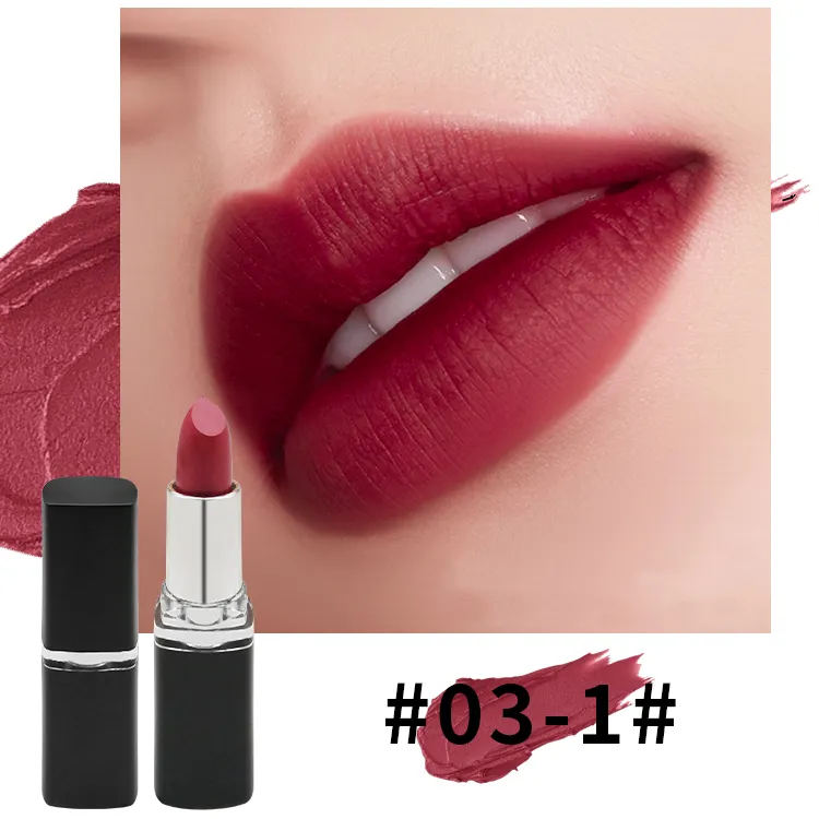 Beauty Makeup Rose color Matte Lipstick Waterproof Cruelty Free Organic Vegan Lipstick