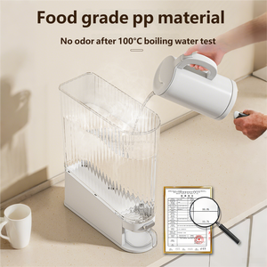 Di alta qualità per uso alimentare PP 11kg contenitore di stoccaggio di riso con misurino salvaspazio da cucina distributore di cereali - Product Image 3