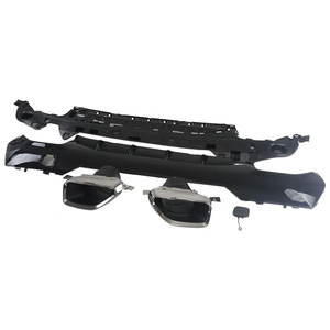Divisor de difusor de parachoques trasero ABS estilo <span class=keywords><strong>M440</strong></span> con puntas de escape para <span class=keywords><strong>BMW</strong></span> G22 G23 420 430 440 con paquete M 2020up - Product Image 2