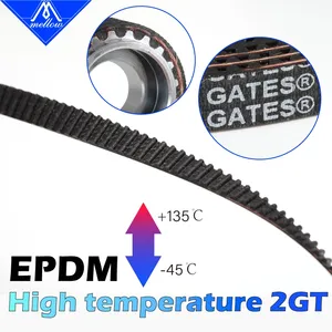 Courroie synchrone à denture EPDM haute température Mellow GATES-LL-2GT GT2 Largeur 6MM 9MM 10MM Courroie de distribution pour imprimante 3D BOX Voron <span class=keywords><strong>BLV</strong></span> - Product Image 2