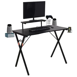 Beste schwarze Konsole Bild btooer Computer Büro Kohle faser Oberfläche Gaming Schreibtisch Stuhl Gaming mit Tisch Schreibtisch für PC