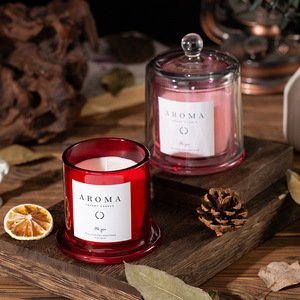 Bougie parfumée en cire de soja dans un bocal en verre de luxe, bougie d'aromathérapie pour la décoration de la maison, cadeau de mariage ou d'anniversaire - Product Image 3