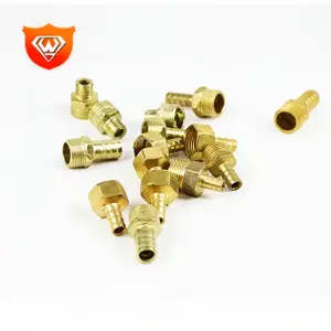 Brass Pipe Fittings Connector hexagon socket pipe plugs with conical thread For Fuel Gas Water