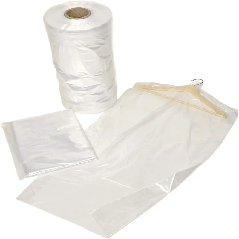 Dry Cleaner Plastic Bag Poly Bag Rolls Laundry Garment Plastic Covers