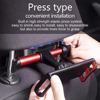 Support de tablette pour siège arrière de voiture, rotation à 360 degrés, support pour appuie-tête pour iPad, tablette, téléphone de 4 à 11 pouces, réglable, divertissement en voiture