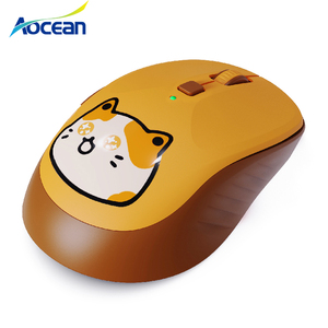 <span class=keywords><strong>Mouse</strong></span> nirkabel kartun Pink 6D multi-perangkat, <span class=keywords><strong>Mouse</strong></span> optik kustom isi ulang daya pensil alis nirkabel 2.4Ghz - Product Image 6