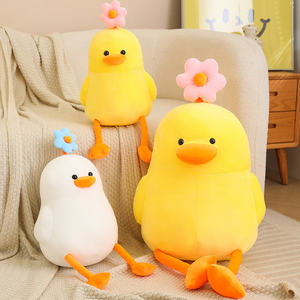 คู่หูที่ให้ความสบายกับสัตว์ยัดนุ่นนุ่มพิเศษสำหรับสัตว์เลี้ยงในฟาร์มขนาด35ซม.-มี2สีเป็ดกับเดซี่ - Product Image 3