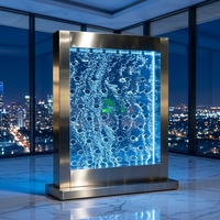 Paravent LED mobile sur mesure pour mariage, effet de danse, mur de bulles d'eau en acrylique pour intérieur, panneau décoratif moderne pour la maison