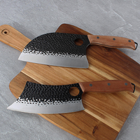 Lot de 3 couteaux de chef en acier inoxydable forgé, couteau de boucher, couteau à désosser, couteau à découper la viande, outil de cuisine, vente en gros