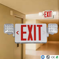 Lampe d'urgence double spot 2 têtes IP65 200lm, étanche IP65, avec deux têtes réglables