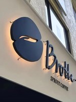 Logo mural personnalisé en usine, rétroéclairage LED, néon, lettres 3D, enseigne rétroéclairée