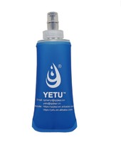 Bouteille d'eau souple pliable en TPU de 500 ml, 250 ml, 150 ml pour le sport, à boire directement, idéale pour le camping, personnalisable