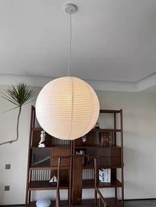 <span class=keywords><strong>Lustre</strong></span> Zen japonais Lampe simple <span class=keywords><strong>de</strong></span> salon Style Wabi-sabi Restaurant Table à manger <span class=keywords><strong>Boule</strong></span> ronde <span class=keywords><strong>Lustre</strong></span> en <span class=keywords><strong>papier</strong></span> <span class=keywords><strong>de</strong></span> riz blanc - Product Image 6